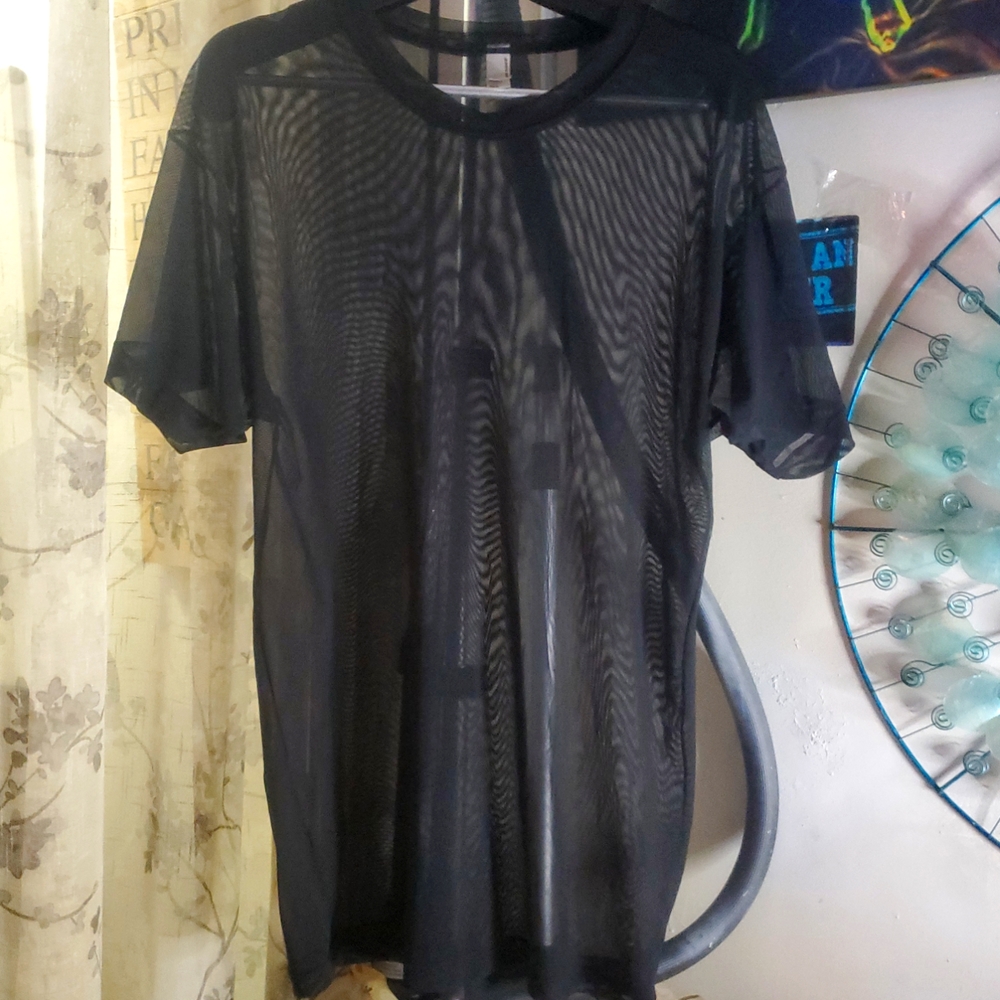 AMERICA APPAREL Sheer Short Sleeve Tee